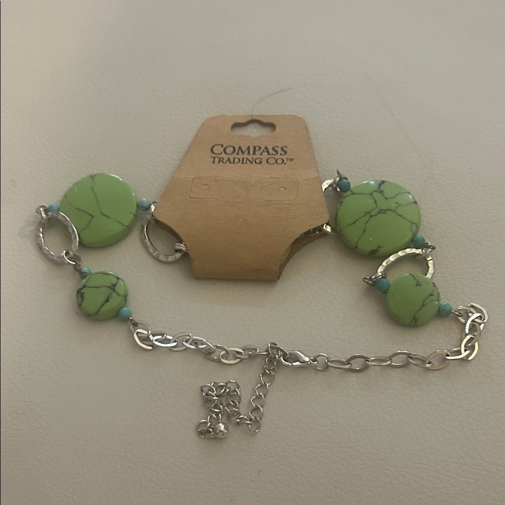Green and Silver Necklace